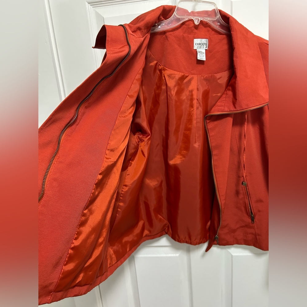 Chico's Rust Utility Jacket - image 5